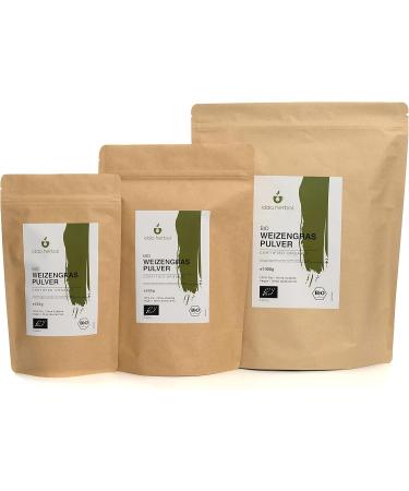 Organic Wheat Grass Powder 250g | 100% Natural & Pure | Vegan Ground Wheat Grass from Organic Cultivation - Buy Online on GoSupps.com