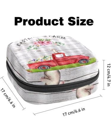 Shop Women's Binding-Up Bags - Red Truck Easter Theme with Zip Pockets for Menstrual Storage - Buy Online on GoSupps.com