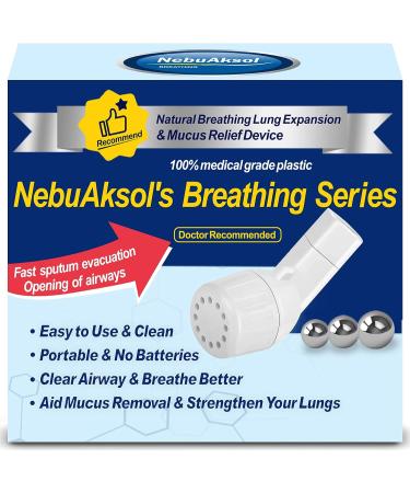 Lung Exerciser Device for Stronger Lungs | OPEP Therapy for Mucus Relief & Lung Expansion - Buy Online on GoSupps.com