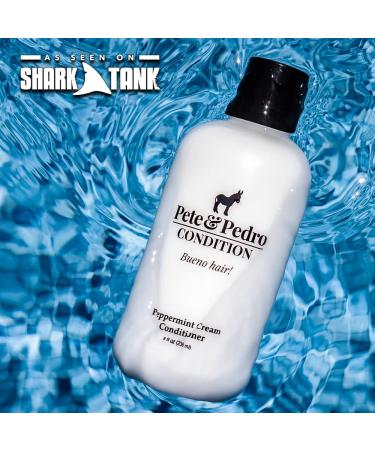 Pete & Pedro Peppermint Daily Conditioner | Hydrating Cream for Dry & Damaged Hair (8.5 oz) - Buy Online on GoSupps.com