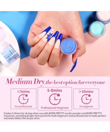 BORN PRETTY 24 Color Acrylic Powder Set | Professional Nail Extension Kit for Beginners | Glitter Acrylic Nail Powder Starter Set - Buy Online on GoSupps.com