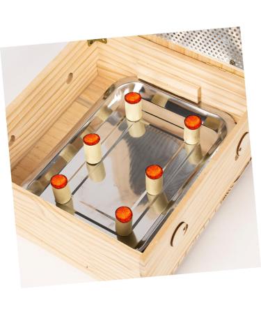 FOMIYES COSE Moxibustion Box | Safe Holder for Moxa Tools | Premium Wooden & Metal Moxa Burner Storage - Buy Online on GoSupps.com