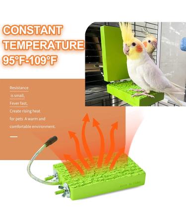 GIFANK Bird Heater for Cage | Warmer Stand for Parrots & Small Birds - 12V 3.3 x 6 inches - Buy Online on GoSupps.com
