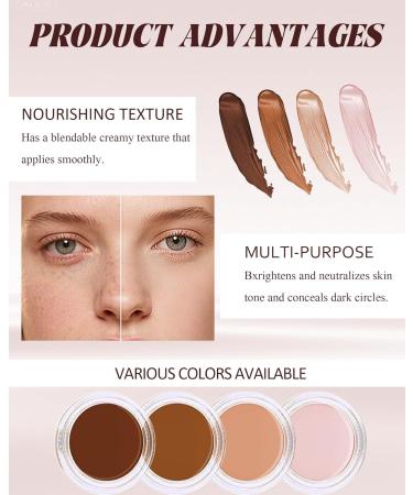 Correcteur Anticerne Longue Tenue Rose Pale Anti Cernes Texture Fondante Facile Appliquer Contour Concealer Couleur Yeux Hydratant Nourrissant Under Eye Brightener Maquillage Cadeau Femme-04 - Buy Online on GoSupps.com