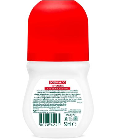  Borotalco Borotalco Intensive roll-on deodorant 6 x 50 ml - Buy Online on GoSupps.com