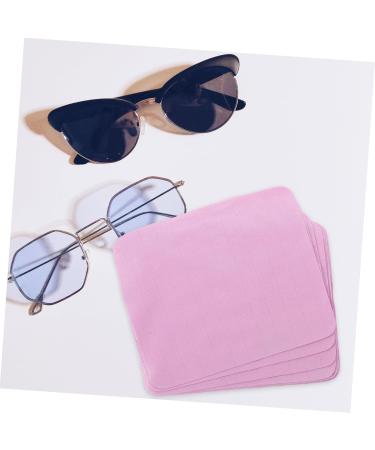 10pcs Glass Cleaning Cloths - Anti-Fog Lens Wipes for Eyeglasses - Purple Fiber Cleaning Wipes for Students - Buy Online on GoSupps.com