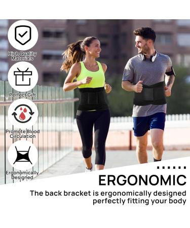 Buy Gatphy Lumbar Strap for Sciatica Relief - Adjustable Lumbar Support Belt for Men & Women with Triangular Loining Pillows (XL) - Buy Online on GoSupps.com