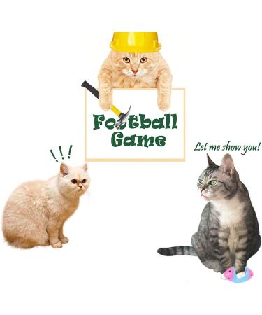 Sitrda (1 set) Pet Cat Toys Birds Flying Feather Plush Cat Teaser Toys with 2 Bell Ball - Buy Online on GoSupps.com