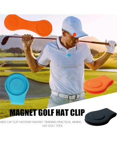 FINGER TEN Golf Ball Marker Hat Clip Magnetic Set - 6 Silicone Hat Clip (Black&Blue&Orange) - Durable & Removable - Value Pack (3, 6, 9, 12) - Attaches Easily to Hats, Caps, Belt - Silver - Buy Online on GoSupps.com