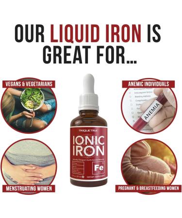 Ionic Liquid Iron Supplement - 236 Servings - Vegan & Highly Absorbable for Better Results - Buy Online on GoSupps.com