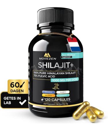 MOVEZEN Shilajit+ 100 pure Himalayan resin 30 g laboratory tested Mumijo Premium rich in 75 fulvic acid and more than 85 natural minerals Capsule - Buy Online on GoSupps.com