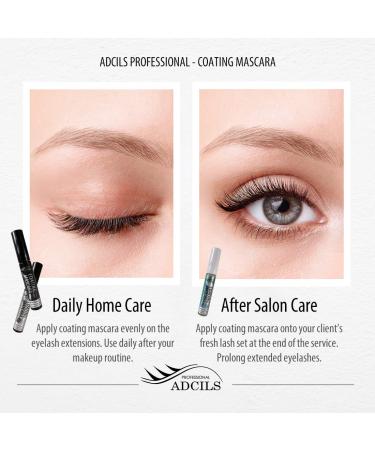 Coating Mascara Black Soft 10ml - Long-Lasting Eyelash Extensions Sealant & Protective Topcoat for Thicker Longer Lashes - Buy Online on GoSupps.com