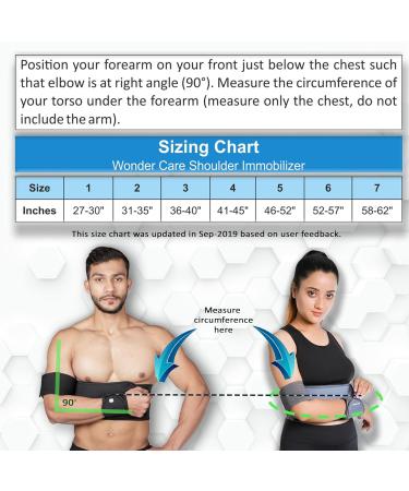 Buy Toilet Shoulder Support Bandage | Youth Shoulder Stabilizer & Compression Bandage for Rotator Cuff Surgery - Size 3 (36-40) | International Shipping Available - Buy Online on GoSupps.com