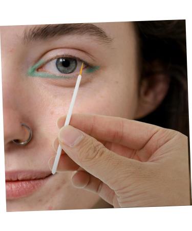 Baluue 200 Pcs Disposable Eyeliner Brush Liquid Eye Liner Beauty Tools Detail Liner Brush Nylon White - Buy Online on GoSupps.com