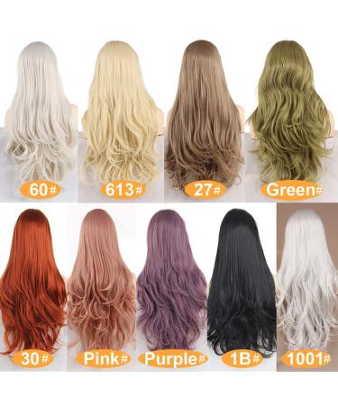 Xtrend 24 Inch Copper-Red Welly Lace Front Wig - Synthetic Heat-Resistant Natural Looking Glue-Free Part - Chestnut Brown Loose Corrugated Ginger Wig - Buy Online on GoSupps.com