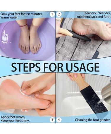 Foot File/Rasp Double-Sided Portable Foot Scrubber Pedicure Tools for Feet for Dead Skin Corn and Hard Skin - Pumice Stone for Cracked Feet Heels Elbows Hands in Shower- 1 Piece - Buy Online on GoSupps.com