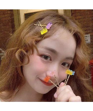 Atatmount Cartoon Panda Bear Hair Clips | Colorful Bubble Bear Rainbow Hair Jewelry for Women & Girls - Buy Online on GoSupps.com