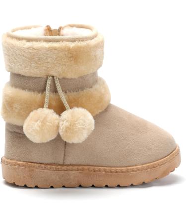 Yeeteepot Baby Winter Booties - Warm Snow Boots for Girls & Boys | Anti-Slip Toddler Shoes - Buy Online on GoSupps.com