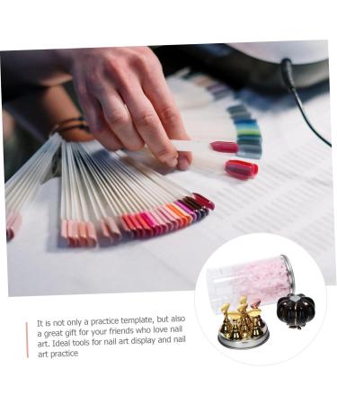 Didiseaon 5 Sets Nail Holder False Nail Tip Holder Fake Nail Tip Stand Pedicure Tip Stand Nail Art Display Rack Nail Display Stand Tool Stand Nail Art Holder Base Magnet Ceramics Head - Buy Online on GoSupps.com