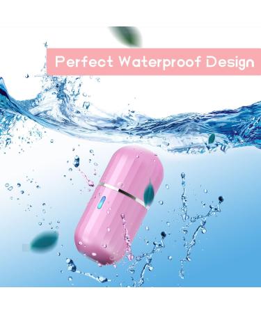 Rechargeable Electric Razor for Women - Waterproof Bikini Trimmer & Shaver for Legs, Underarms & Face - Pink - Buy Online on GoSupps.com