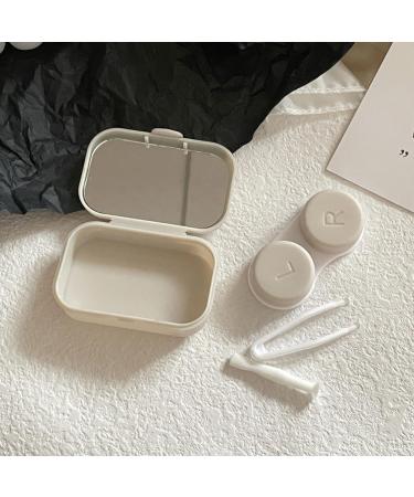 Bedartent Portable Contact Lens Containers - 4-Pack Travel Kit with Tweezers | Ideal for Outdoor Use in Various Colors - Buy Online on GoSupps.com