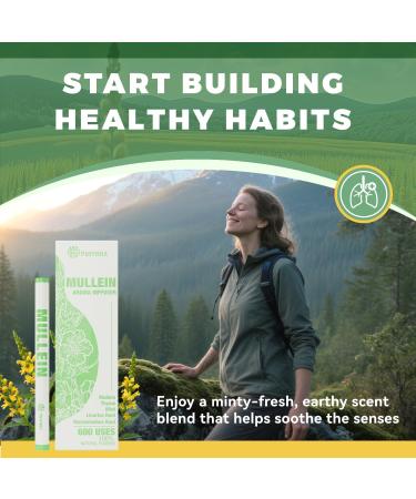 Puffora Herbal Diffuser Pen Anxiety Pen Lung Rest and Oral Air Freshening with Extracts of Mullein Marshmallow Root Licorice Root | Plant-Based Relaxing Blend - Buy Online on GoSupps.com