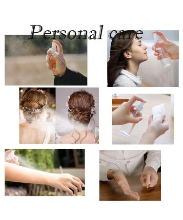 ZEJIA 2.7oz Fine Mist Clear Spray Bottles - Refillable & Reusable Travel Bottles for Essential Oils and Perfumes - Pack of 3 - Buy Online on GoSupps.com