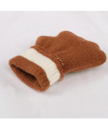 Kids Puppy Flip Top Half Finger Gloves - Fox/Red | Ages 3-8 Yrs - Buy Online on GoSupps.com