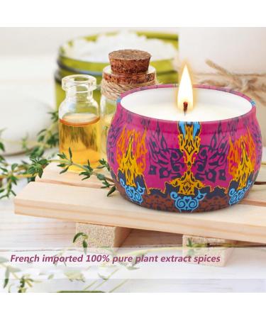 Scented Candle Gift Set for Women - 5.6oz Natural Soy Wax, 120 Hours Burning Time, Aromatherapy in Portable Tin - 4 Fragrances: Lavender, Lemon, Fig. Perfect Gift for Her! - Buy Online on GoSupps.com