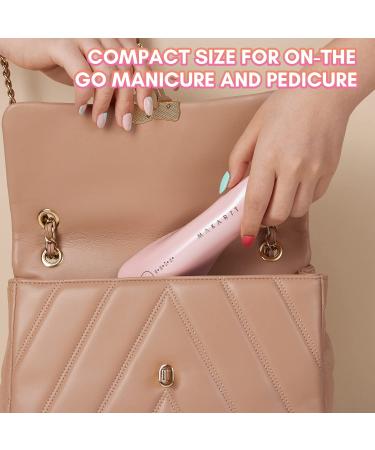 Makartt Mini Rechargeable UV LED Nail Lamp | Portable Nail Dryer with 2 Timers for Nail Art | Pink - Buy Online on GoSupps.com