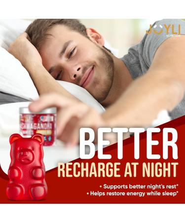 Ashwagandha Gummies for Women & Men - Natural Calm Gummies with Ashwagandha Root Extract Vitamin C Zinc - Ashwagandha Herbal Supplement for Sleep Stress Balance - 60 Vegan Sugar Free Chews 60 Count (Pack of 1) - Buy Online on GoSupps.com