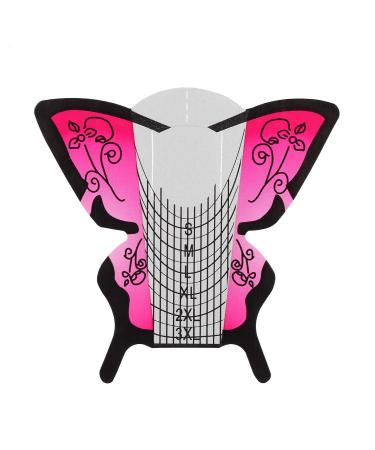 Self-Adhesive Nail Shape Stickers - 300 Pieces for DIY Manicure & Acrylic Nail Art Guide - Buy Online on GoSupps.com