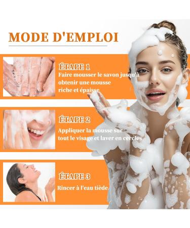 Lot de 2 Turmeric Kojic Acid Soap Turmeric Soap Savon Curcuma Visage Savon L'acide Kojique au Curcuma pour Bain claircissant Hydratant R tr cissement des Pores 2x100g - Buy Online on GoSupps.com
