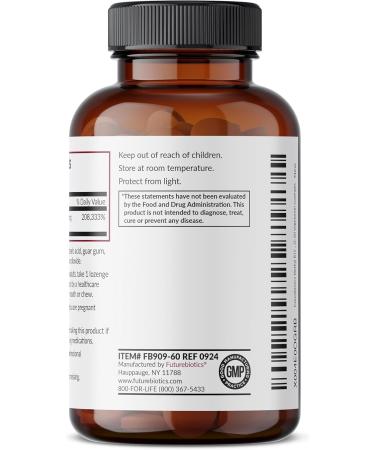 Futurebiotics Methyl B12 5000 MCG Vitamin B12 Methylcobalamin Cherry Flavor Non-GMO 60 Vegetarian Lozenges 60 Count (Pack of 1) - Buy Online on GoSupps.com
