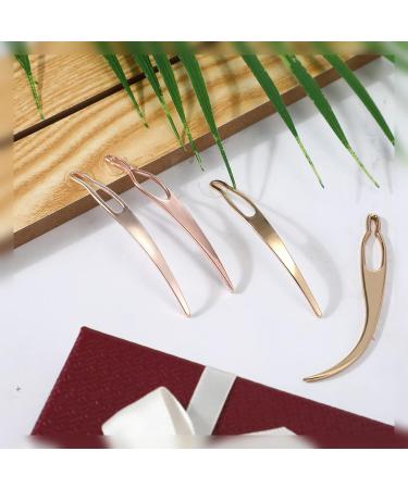 WILLBOND 4 Pieces Sisterlock Retighten Tool Dreadlock for Hair Crochet Needle Loc Dreads Dread Extensions Styling Tools Maintenance (Rose Gold Gold) - Buy Online on GoSupps.com