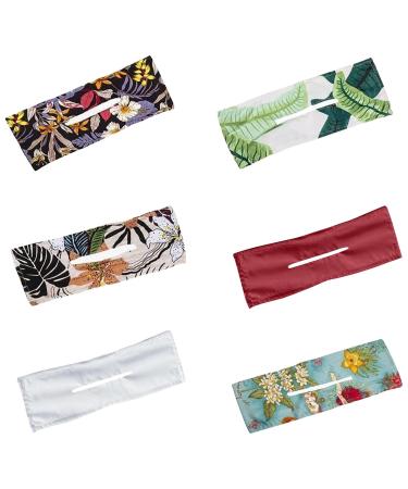 Generic Deft Bun Bun Twister Bow Hair Donut Bun Maker Classy multi -colored Cloth Magic Clip Magic Hair Bun Maker French Twist hair knot for hair knot French bun for hair knot (6PC#1)