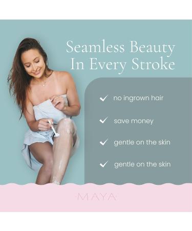 Buy Women's Pink Safety Razor - Eco-Friendly Metal Double Edge Shaver for Sensitive Skin - Buy Online on GoSupps.com