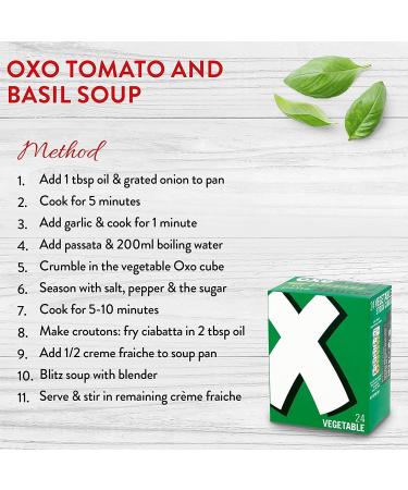 OXO 24 Vegetable Stock Cubes 142 g - Pack of 2 - Buy Online on GoSupps.com