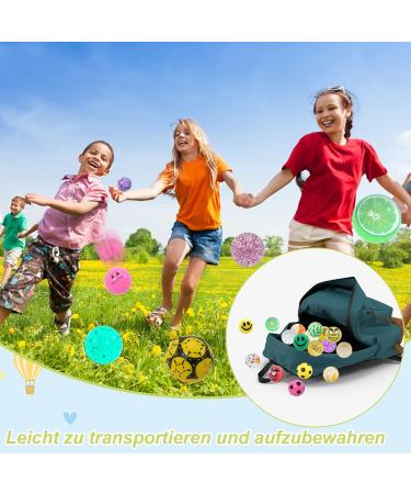 Buy DazaRey Flummi - 50 Colorful 25mm Bouncy Rubber Balls for Kids | Perfect for Birthday Gifts & Classroom Fun - Buy Online on GoSupps.com