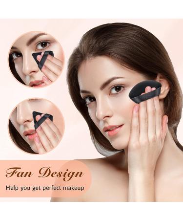 2 PCS Triangle Makeup Puffs for Face & Body - Super Soft Setting Powder Velvet Puff - Buy Online on GoSupps.com