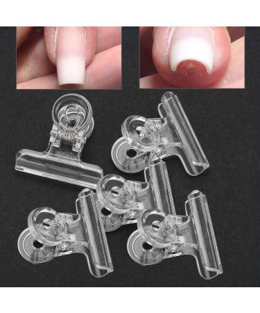 50pcs C Curve Nail Extension Clips - Multi-Functional Plastic Nail Art Accessories | Curve Nail Pinching Tool for Perfect Manicures - Buy Online on GoSupps.com