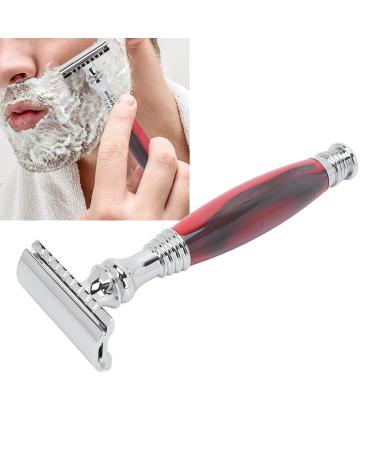 Security razor reusable safety razor with a long handle for men with a double -edged shave manual razor for clean shaving for men as well as for women