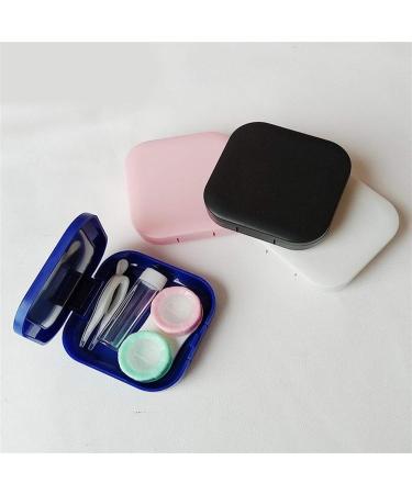 Lentil & Contact Lens Storage Container | Mini Box for Travel - Pink & White | Eye-Trip Kit Holder - Buy Online on GoSupps.com