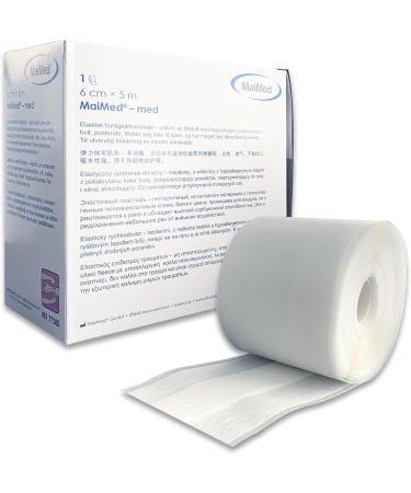 Buy Elastic White Plaster Roll 6cm x 5m - Strong Adhesive Wound Care | International Shipping - Buy Online on GoSupps.com