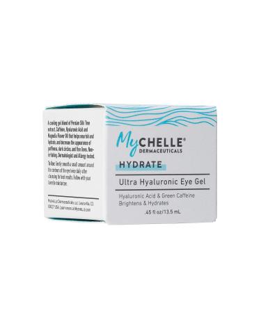 MyChelle Dermaceuticals Ultra Hyaluronic Eye Gel - Vegan Hyaluronic Acid for Dry Skin, Plumpness & Wrinkle Reduction - Buy Online on GoSupps.com