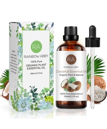 Coconut Essential Oil (100ML) 100% Pure Natural Organic Coconut Oil for Diffuser Massage Skin Care Yoga