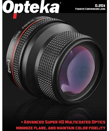 Opteka 0.20X Professional AF Fisheye Bundle for Canon EOS Digital SLR Cameras - Includes Microfiber and Lens Pen - Buy Online on GoSupps.com