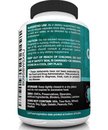 Nutrivein Quercetin 800mg with Zinc - Immune System Booster - 30 Day Supply - Buy Online on GoSupps.com