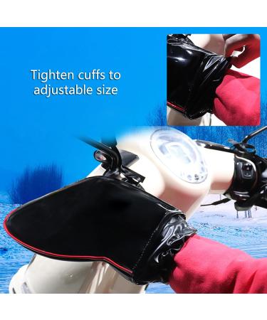 Motorbike Handlebar Mitts Winter Thermal Cover Cycling Hand Warm Windproof Cold Weather Mittens PU Hand Cover Handlebar Mittens Motorcycles Handlebar Mitts Cold Weather Road Bicycles Handlebar Mittens - Buy Online on GoSupps.com
